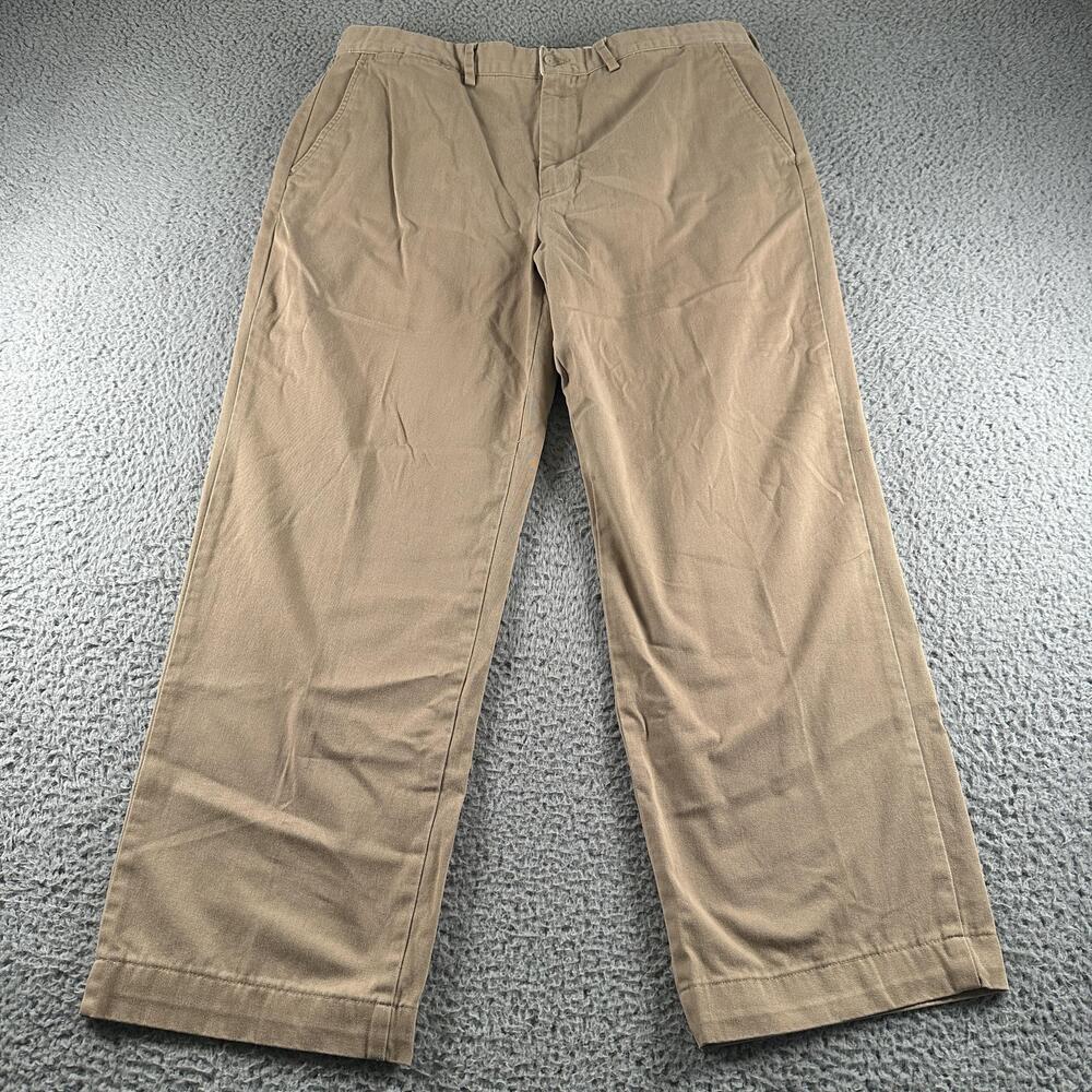 Vtg Polo Ralph Lauren Pants Mens 36x34(36x30 Fit) Chino Straight Leg Beige 90's
